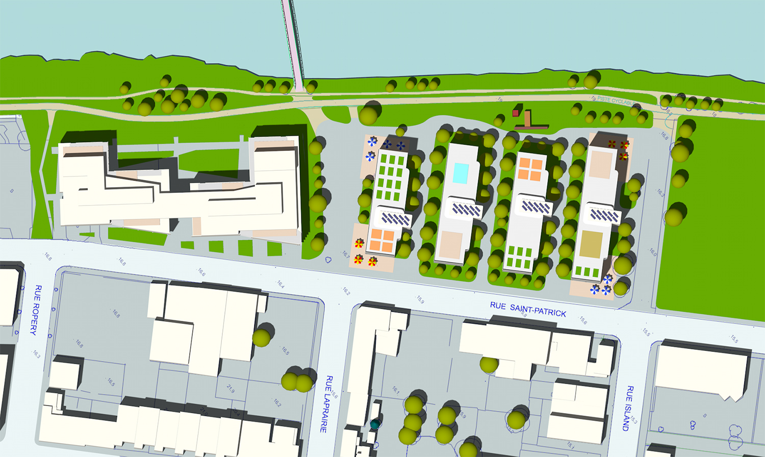 2175 Saint-Patrick - occupation au sol